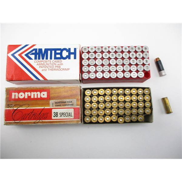 ASSORTED .38 SPECIAL AMMO