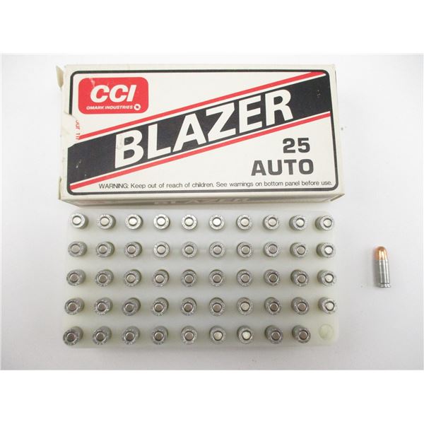 CCI .25 AUTO AMMO