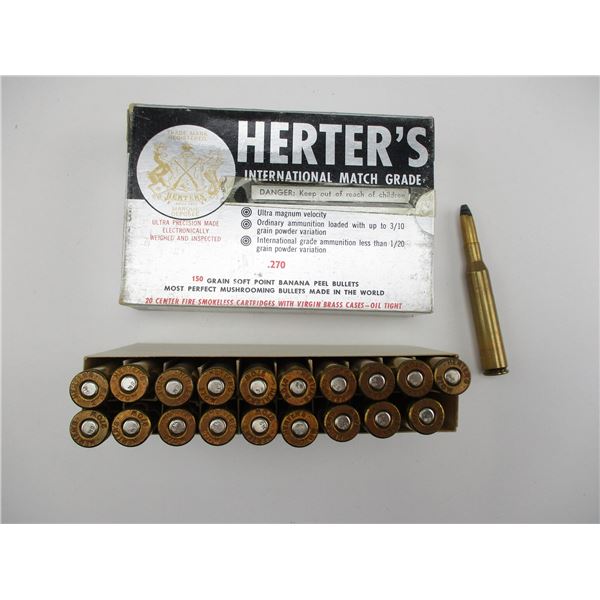 HERTERS .270 W AMMO