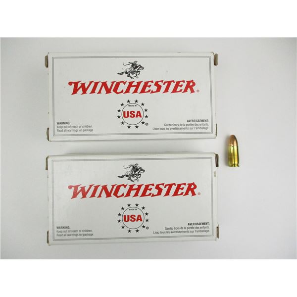 WINCHESTER .9MM LUGER AMMO
