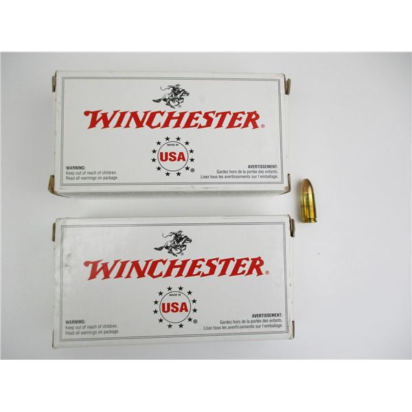 WINCHESTER .9MM LUGER AMMO