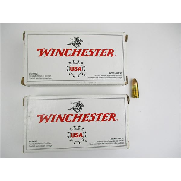 WINCHESTER .9MM LUGER AMMO