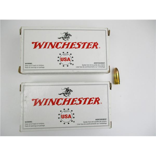 WINCHESTER .9MM LUGER AMMO