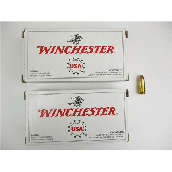 WINCHESTER .9MM LUGER AMMO