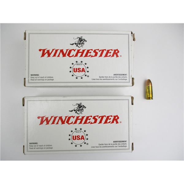 WINCHESTER .9MM LUGER AMMO