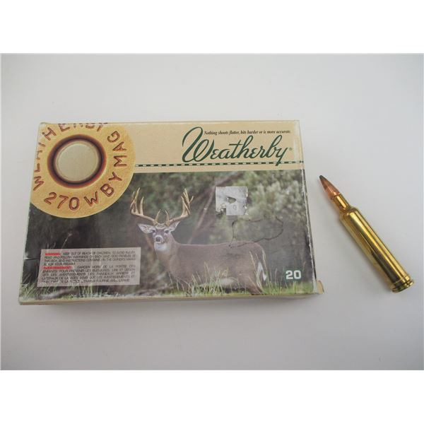 WEATHERBY .270 MAAG AMMO