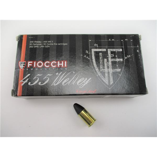 FIOCCHI .455 WEBLEY AMMO