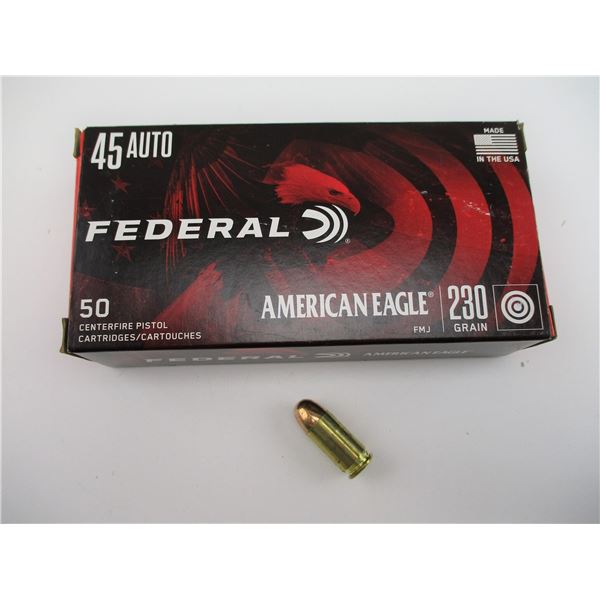 FEDERAL .45 AUTO AMMO
