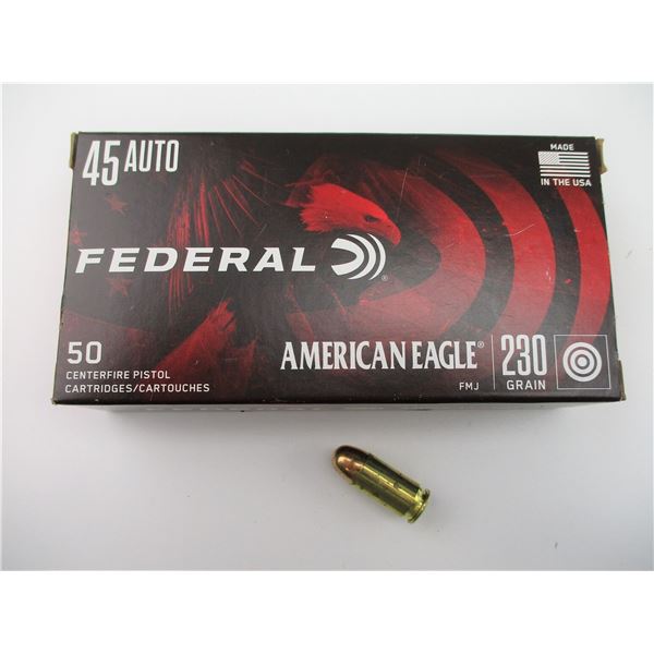 FEDERAL .45 AUTO AMMO