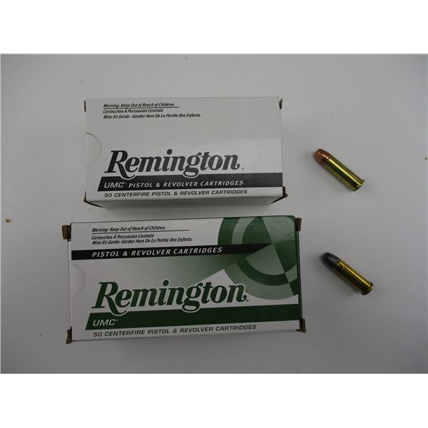 ASSORTED REMINGTON .38 SPECIAL AMMO