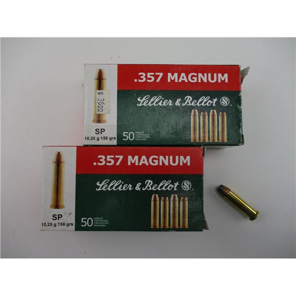 SELLIER & BELLOT .357 MAG  AMMO