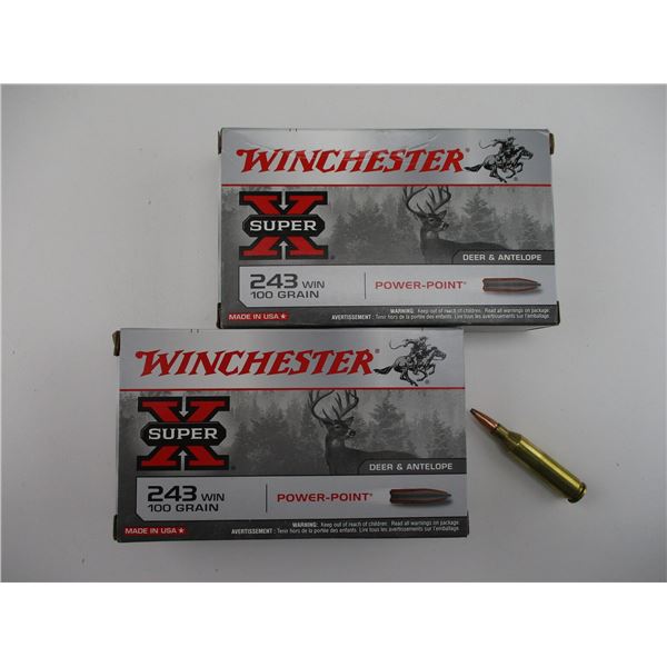 WINCHESTER SUPER-X .243 WIN AMMO