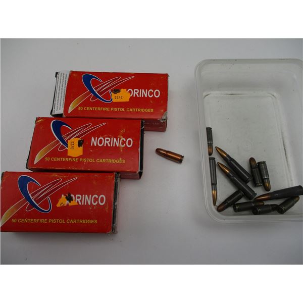 ASSORTED 7.62X25/7.62X39MM AMMO