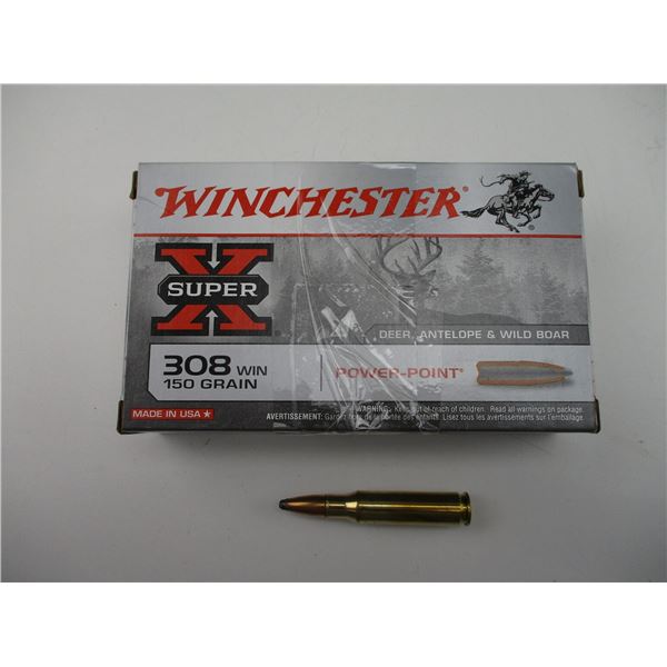 WINCHESTER SUPER-X .308 WIN AMMO