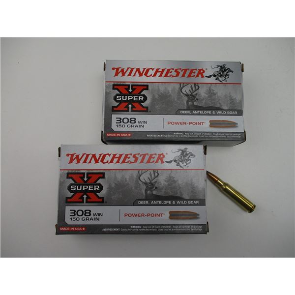 WINCHESTER SUPER-X .308 WIN AMMO