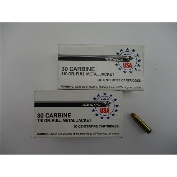 WINCHESTER .30 CARBINE AMMO