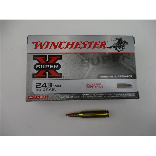 WINCHESTER SUPER-X.243 WIN AMMO