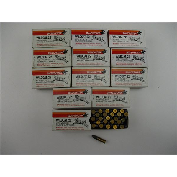 WINCHESTER WILDCAT .22 AMMO