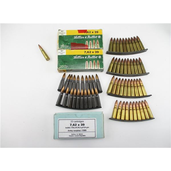 ASSORTED 7.62X39 AMMO