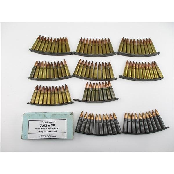 ASSORTED 7.62X39 AMMO