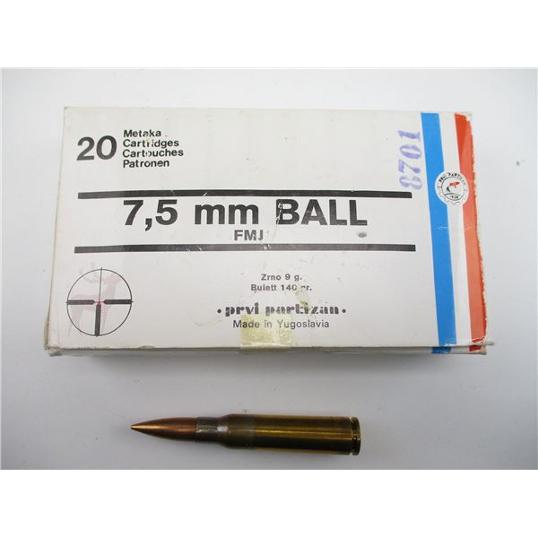 PRVI PARTIZAN 7.5MM AMMO