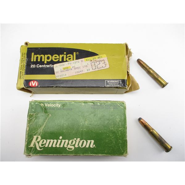 ASSORTED .32 WIN SPECIAL AMMO