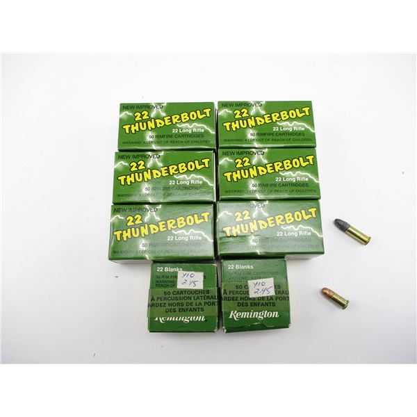 ASSORTED REMINGTON .22 AMMO LOT