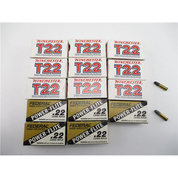 ASSORTED .22 CAL AMMO