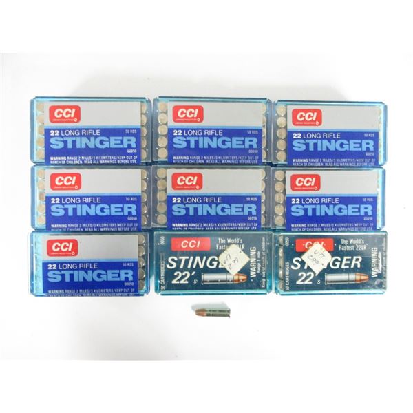 CCI .22 LR STINGER AMMO