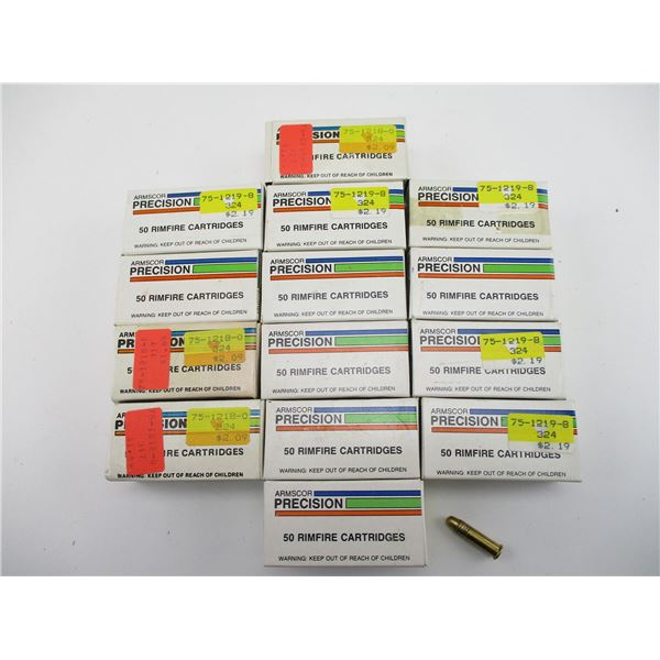 ASSORTED ARMSCOR PRECISION .22 AMMO