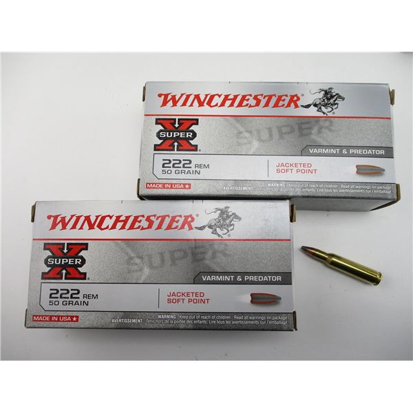 WINCHESTER SUPER-X .222 REM  AMMO