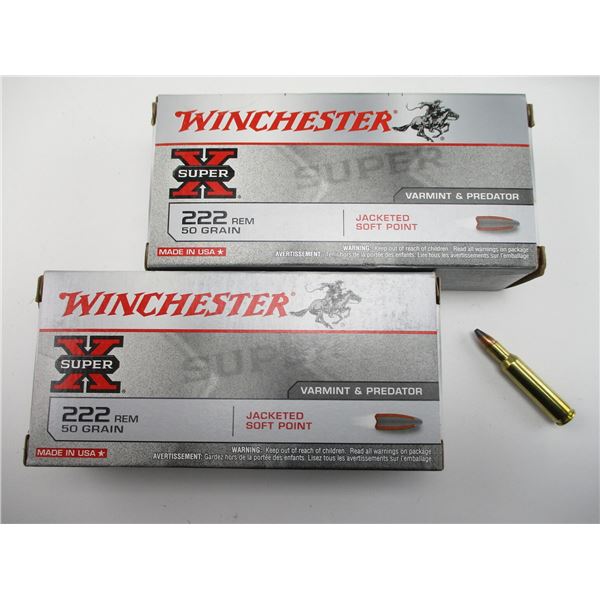 WINCHESTER SUPER-X .222 REM  AMMO