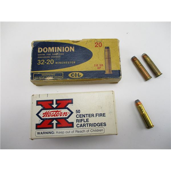 ASSORTED .32-20 AMMO LOT