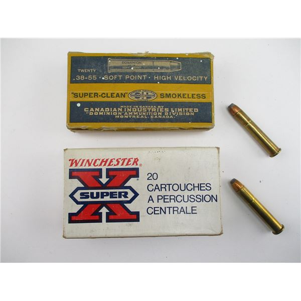 ASSORTED .38-55 AMMO LOT