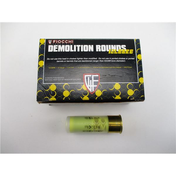 FIOCCHI .12 GA DEMOLITION AMMO LOT