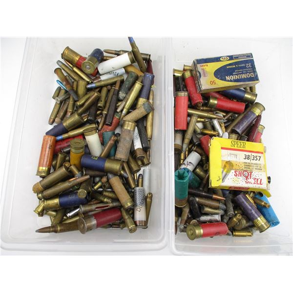 ASSORTED RELOADED AMMO LOT