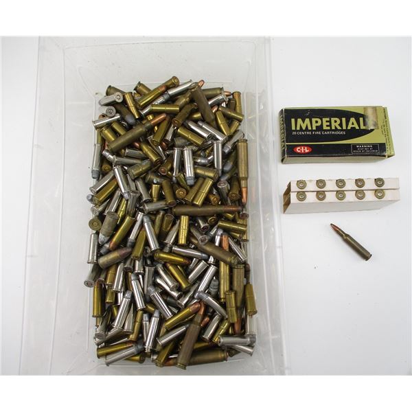 ASSORTED RELOADED AND FACTORY AMMO LOT
