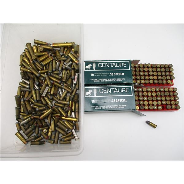 ASSORTED RELOADED AND FACTORY AMMO