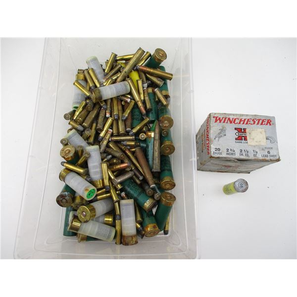 ASSORTED RELOADED AND FACTORY AMMO