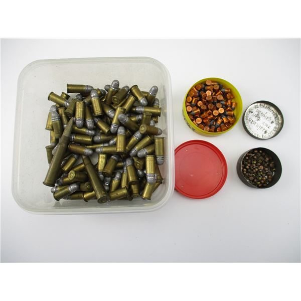 ASSORTED RELOADED AND FACTORY AMMO LOT