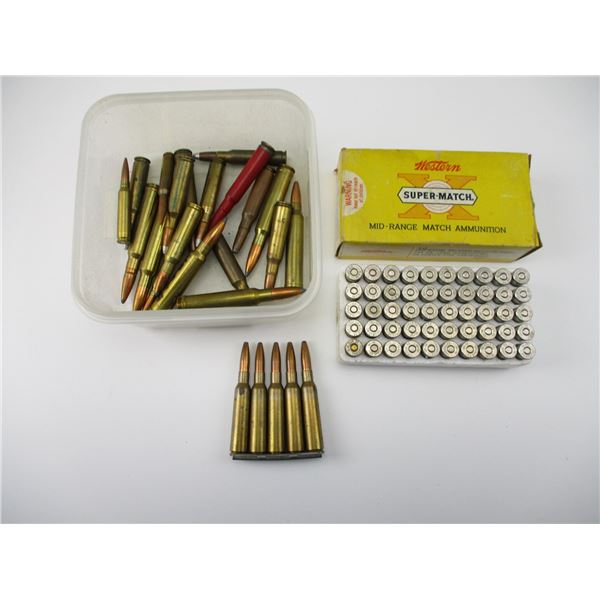 ASSORTED RELOADED AND FACTORY AMMO LOT