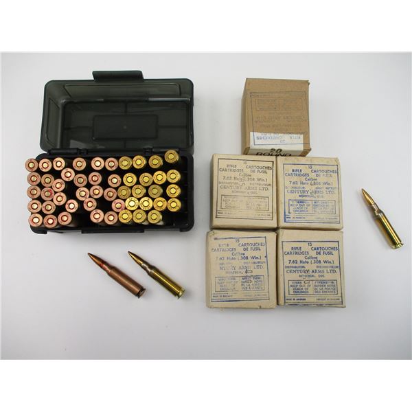 ASSORTED MILITARY 7.62 NATO AMMO