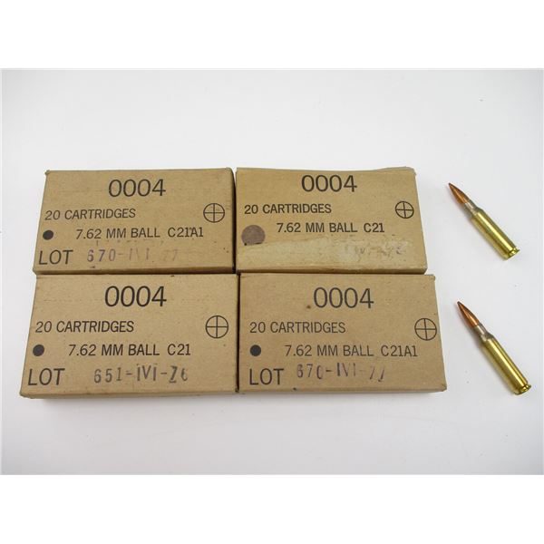 ASSORTED 7.62 NATO MILITARY AMMO