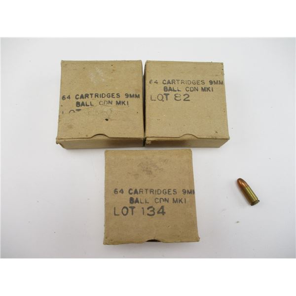 ASSORTED MILITARY 9MM AMMO