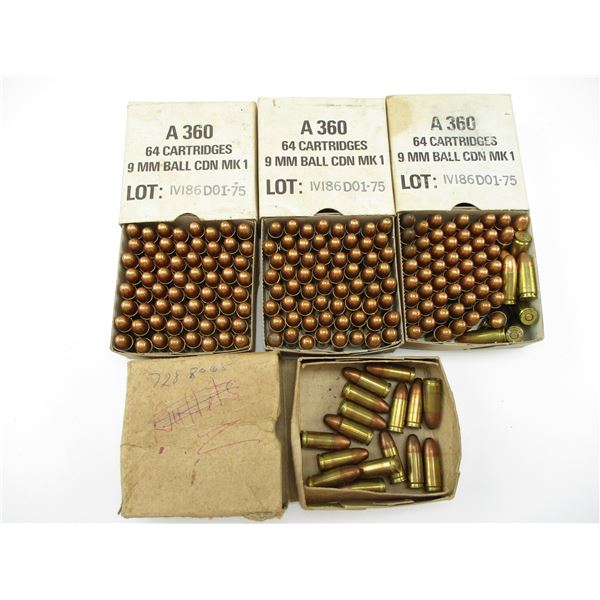 ASSORTED 9MM MILITARY AMMO