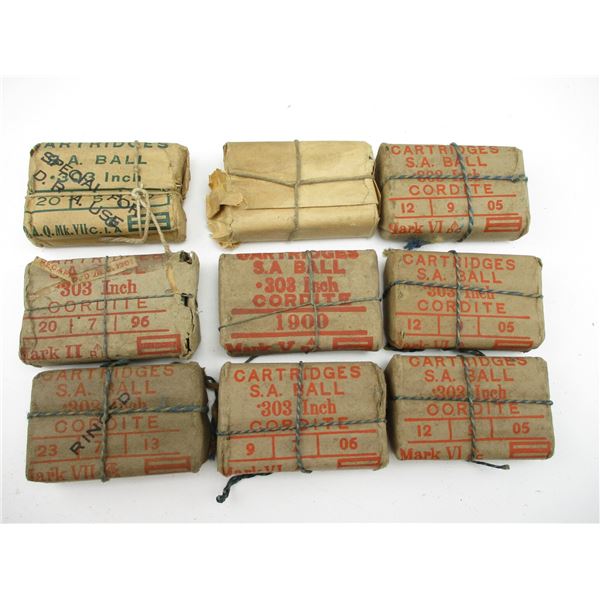 ASSORTED MILITARY .303" AMMO