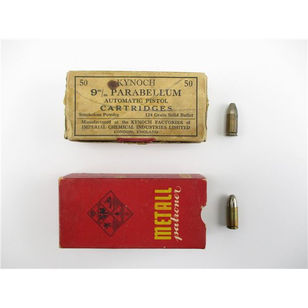 ASSORTED 9MM MILITARY AMMO LOT