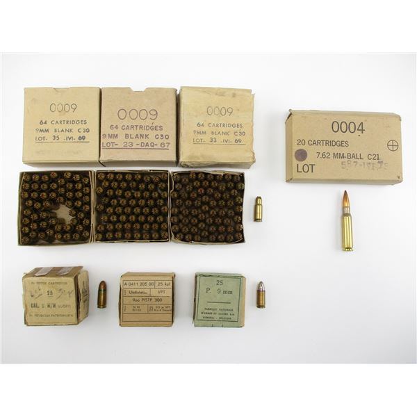 ASSORTED MILITARY AMMO LOT