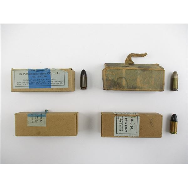 WWII GERMAN 9MM LUGER AMMO