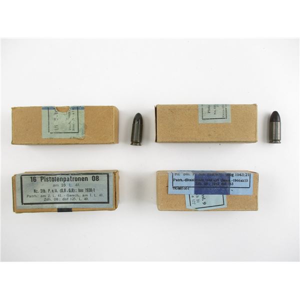 WWII GERMAN 9MM LUGER AMMO